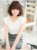 くせ毛風Aライン小顔濡れ髪切りっぱなしボブc5越谷20代30代40代