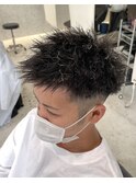 ベリーショート×ツイストパーマ[倉敷][岡山][ハイライト]