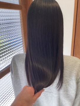 デバイス(de.vise) 透明感抜群!グレージュカラー/大人女性ストレートパーマ