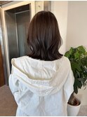 切りっぱなし毛流れレイヤーミディ