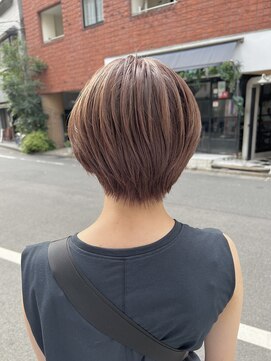 フルール(Fleur) ミセスショート ブリーチカラー ダブルカラー ショートヘア