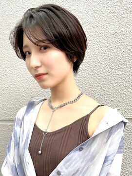 エストアール フクオカ 福岡博多店(est-r. Fukuoka) くびれショート×ツーブロック