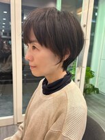 ビューエヒメ(VIEW EHIME)&nbsp;大人ラフウェーブ20代30代40代ボブブラウンスウィングショート