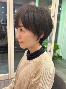 ビューエヒメ(VIEW EHIME) 大人ラフウェーブ20代30代40代ボブブラウンスウィングショート