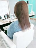 大人可愛いストレートロング