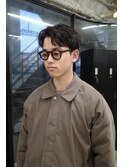 波巻きハイライトアップバングツーブロックマッシュ