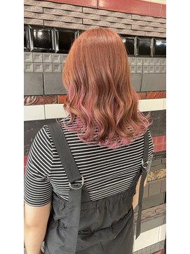 デザインサロンリア(design salon Lia) ピンクインナーカラー