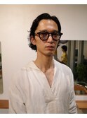 【メンズボブ/阿部達哉】メンズロング/オールバック
