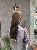 透明感カラー/オリーブベージュ