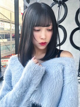 アルバム 池袋(ALBUM) ブルーグレージュエモージュアッシュブラック美髪_9849