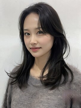 ミレバイジェニー (mirae by geny) レイヤーカット　韓国ヘアs