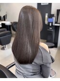《髪質改善トリートメント×アッシュグレージュ》