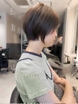 ロンド エメ 柏(Lond aimer) ショートくびれ丸みショートボブハイライトイメチェン髪質改善柏