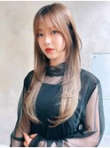 ACE横浜　ミルクティーベージュ×ざぐざくレイヤー