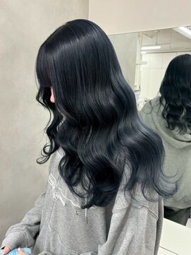 ベレーザ 渋谷(BELEZA) 13602黒髪くびれヘア髪質改善レイヤーカット韓国風巻きワンホン