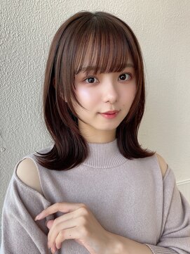 アフロートフクオカ(AFLOAT FUKUOKA) 【福岡初出店☆AFLOAT 福岡】小顔前髪ありくびれレイヤーカット
