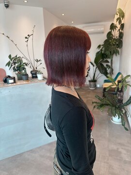 フェーディン(fa/din) ディープレッドボブ