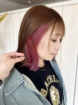 ルアナ(Luana.)&nbsp;【　倉敷/中島/ Luana.  】ピンクインナーカラー