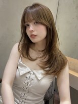 ロンドメリア 天神大名店(Lond Melia)&nbsp;小顔に見せるミディアムヘア/韓国ヘア/暗めカラー