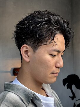 メンズココ 清澄白河店(MENS COCO) ツイストスパイラル/波巻きパーマ/スパイラル/刈り上げ/ビジネス