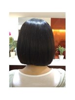 シーズヘア南口店&nbsp;ショートボブ　シースルーバング　透明感カラー☆