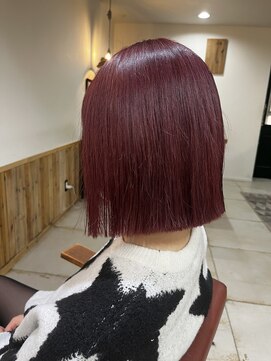 ノーム 横浜(NORM) ケアブリーチチェリーレッド