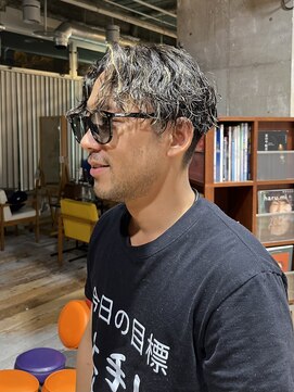 メンズ クーヘアー(Men's coohair) ハイライトサーフカール