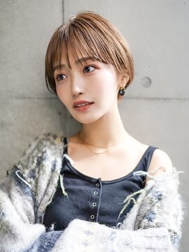 ギークス(GEEKS) 【GEEKS渋谷】大人ショートボブ/ココアベージュ/冬カラー/透明感