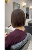 ジ エクト リアン 箕面店(The Ect Lien)&nbsp;前下がりボブ/大人ヘア/縮毛矯正