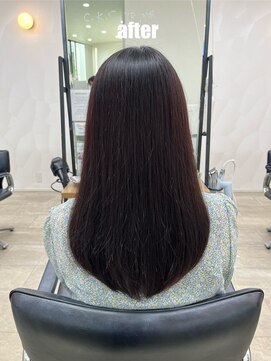 サンドベージュ/髪質改善カラー