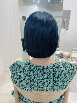  fit stand 千葉/ショートボブ/カット/パーマ/ダブルカラー/トリートメント/縮毛矯正 イメチェン/ピンクベージュ/アンブレラカラー[千葉]