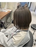 透明感◎グレージュカラー×ボブ【中村隆寛】