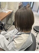 イルダバイグラッシー センター北(iluda by glassi)&nbsp;透明感◎グレージュカラー×ボブ【中村隆寛】