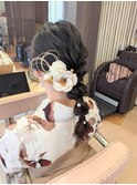 卒業式×着付け×ヘアアレンジ