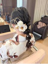 ウェーヴ 浜松小豆餅店(wave)&nbsp;卒業式×着付け×ヘアアレンジ