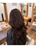 【長岡】透明感ココアブラウン