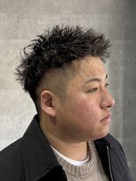 バーバーハウス ラヴィ 阿佐ヶ谷店(Barber House Lavie)&nbsp;ツーブロショート×ツイストパーマ