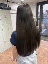 イブヘアー(eve hair)&nbsp;♪オリーブブラウン/ブリーチ履歴/グラデーション