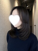 ヴィヒタ 川越 本川越(VIHTA.)&nbsp;透明感重視◎ミディアムレイヤーカット/自毛風カラー/川越本川越