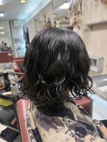 ダリー 円山店(Dali)&nbsp;黒髪×ボブパーマスタイルでトレンドおしゃれ感up♪