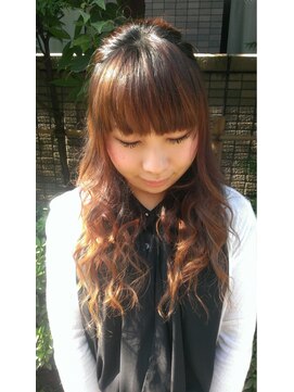 ハナココ 水戸店(hana Coco) お出かけハーフアップ 結婚式 二次会 お呼ばれヘア ドレス 水戸