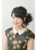 【下北沢＊I'll b hair＊】編み込みサイドカールアップ