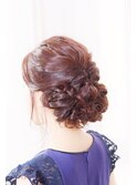 結婚式お呼ばれヘアー