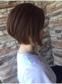 奥行きショートボブ