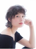 〈Baden西谷店〉イメチェンショートパーマ毛先パーマ耳かけ