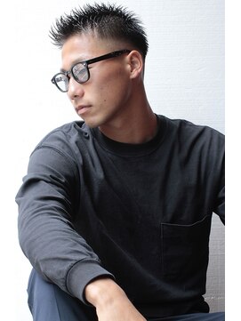 アイリーヘアデザイン(IRIE HAIR DESIGN) 【IRIE HAIR赤坂】ワイルドアップバング×刈り上げ×フェード