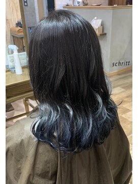 シュリット 溝の口(schritt) ブルー×グレー グラデーション タケダ