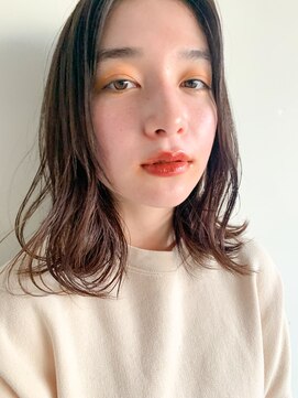 アンアミ キチジョウジ(Un ami Kichijoji) 【unami】暗髪パーマ×大人ミディアムパーマ 澤田 杏奈