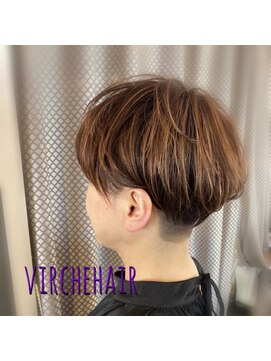 ヴァーチェ ヘアー(Virche hair) 刈り上げショートandハイライトカラー