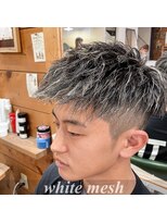 ヘアメイクランタン (Hair Make LANTERN) 【ホワイトメッシュ】メッシュキャップ #京都#山科#椥辻